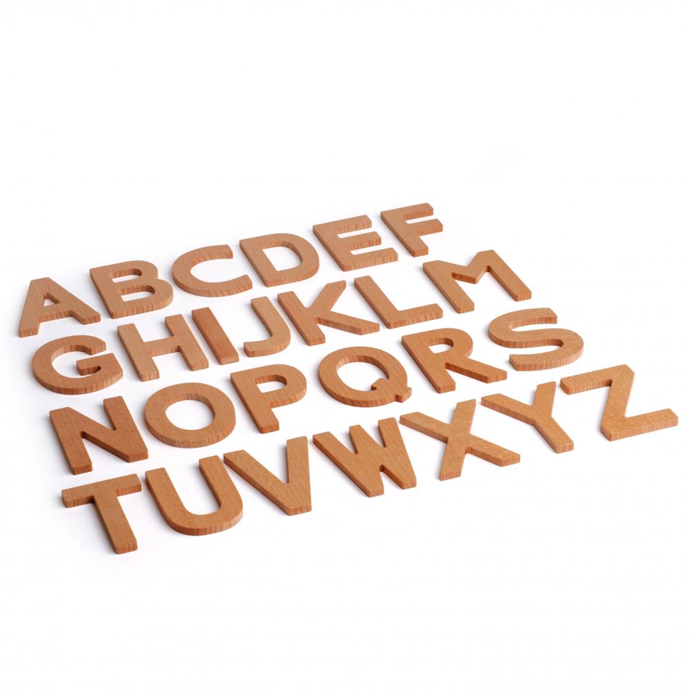 Dřevěná abeceda