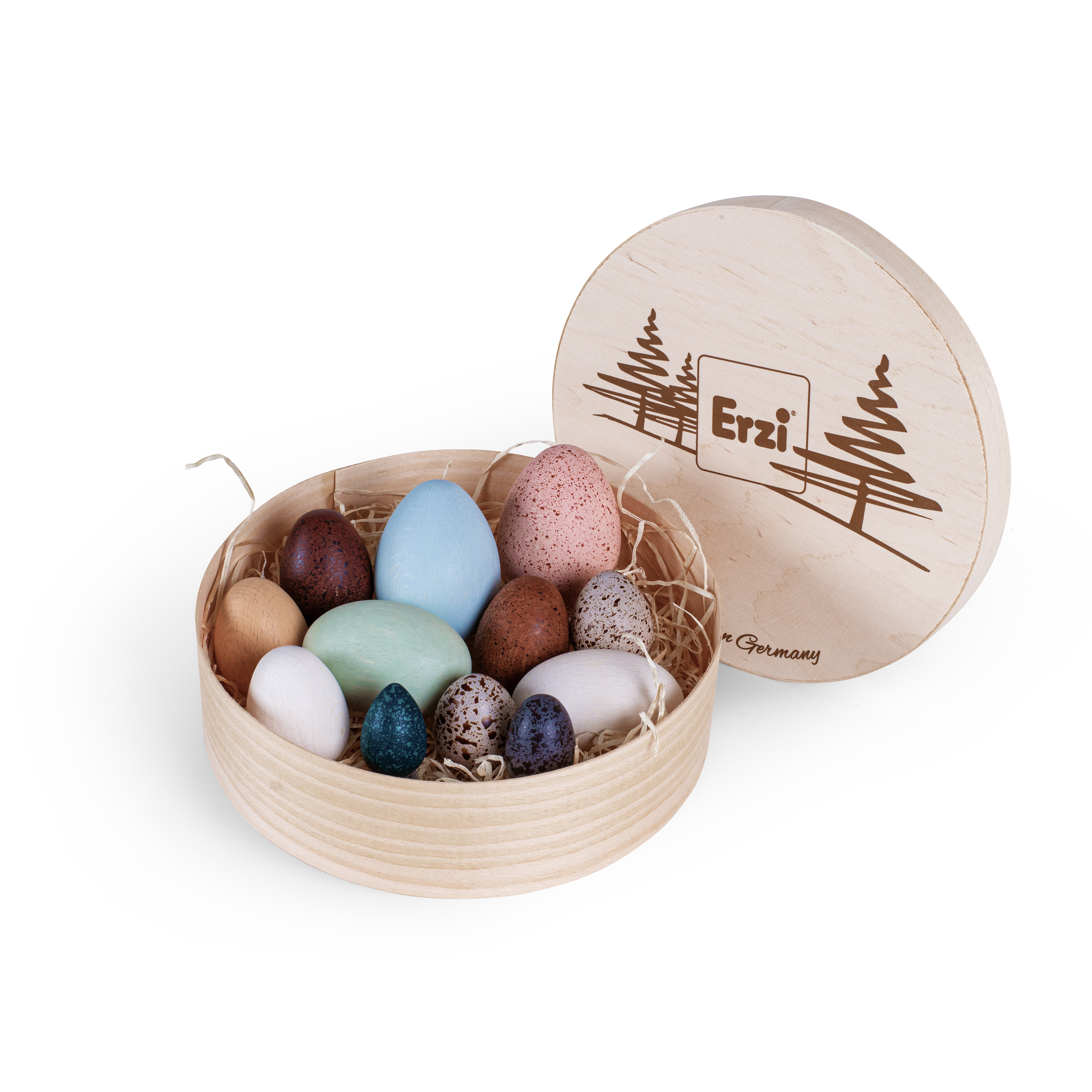 Set dřevěných dekoračních vajíček